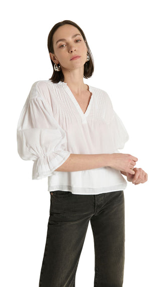 Scarlet Pintuck Blouse
