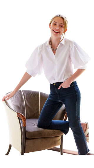 Bomba Shirt Solid Silky Poplin White