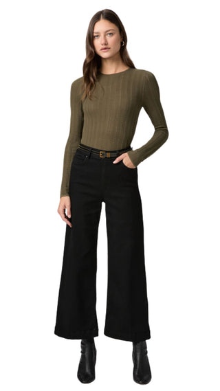 Anessa Wide Leg Jean - Black Shadow