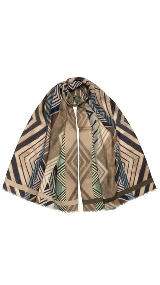 Corvara Wool Scarf - Tan