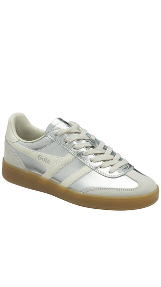 Viper Metallic Sneakers - Silver/Off White/Gum