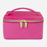 Luxe Velvet LARGE Jewelry Cube - Berry