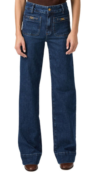 Sasha 32" Wide Leg Jean - Enfield