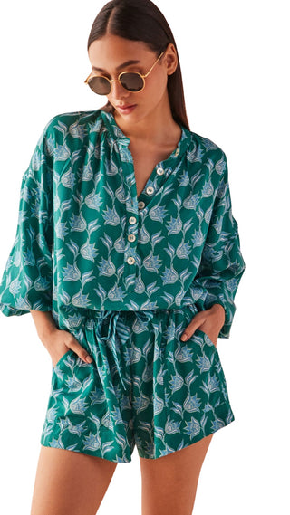 Kai Blouse - Nicobar Mantis