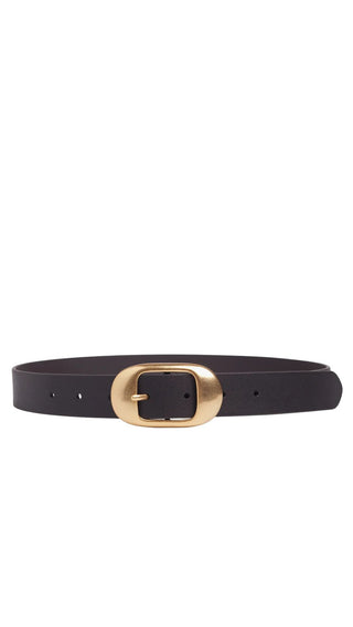 The Skinny Jean Belt - Dark Brown/Antique