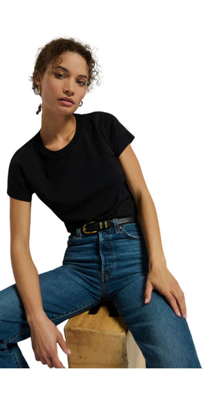 Goldie Boxy Crew -Black