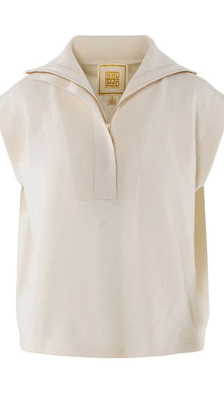 Poppy Pullover Vest - Eggnog