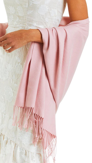 Sofia Cashmere Pashmina - Dusty Pink