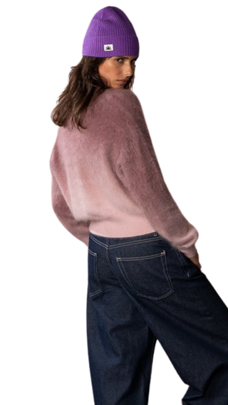 Brushed Dip Toto Jacket - Merlot Mist