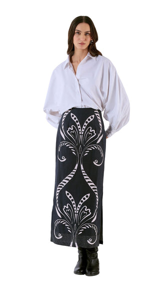 Aspen Skirt - Fountain Black