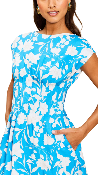 Quinn Mini Dress - Huckleberry Blue
