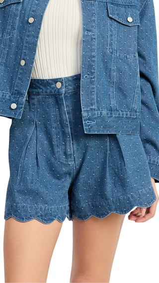 Heidi Denim Short, Medium Wash Denim