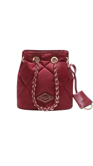 Mini Frankie Bucket Bag - Claret