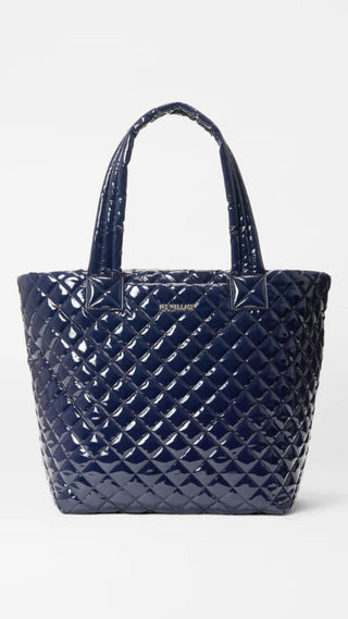 Medium Metro Tote Deluxe - Navy Lacquer
