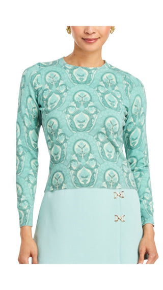 Phoebe Sweater - Trellis Aquarelle