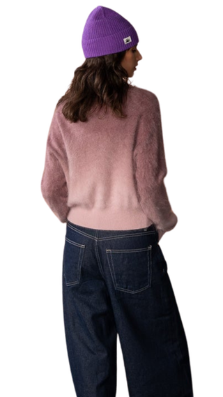 Brushed Dip Toto Jacket - Merlot Mist