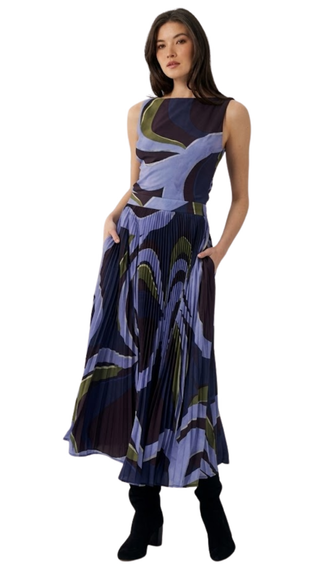 Max Skirt, Plum/Multi