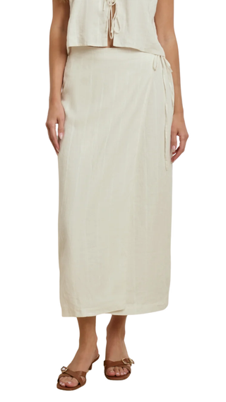 The Invisible String Skirt, Cream