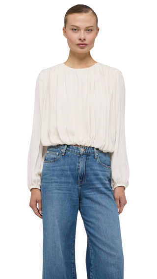 Frida L/S Top, Ivory
