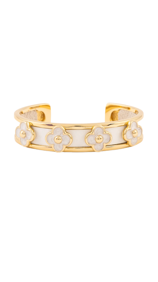 Bloom 47 Narrow Cuff - Polished Gold