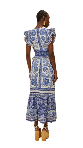 Shell Garden Off-White Maxi Dress - Garden Off-White