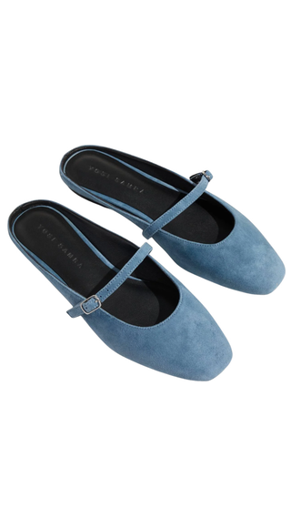 Lily Flat - Blue Suede