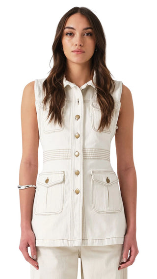 Ani Vest - Ecru
