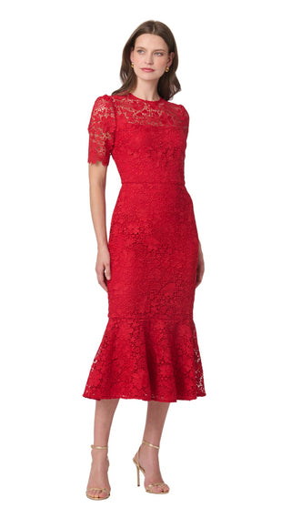 Darcy Dress - Cherry