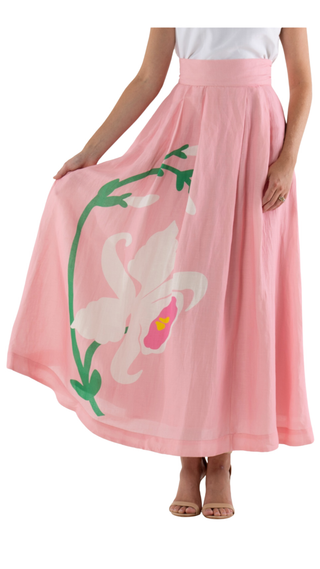 Milly Skirt - Blush Flora