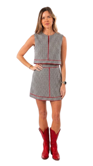 The Emmy Set - Black/Red Gingham