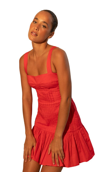 Aithana Mini Dress - Red