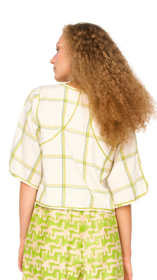 Seychelles Top - Belize Plaid