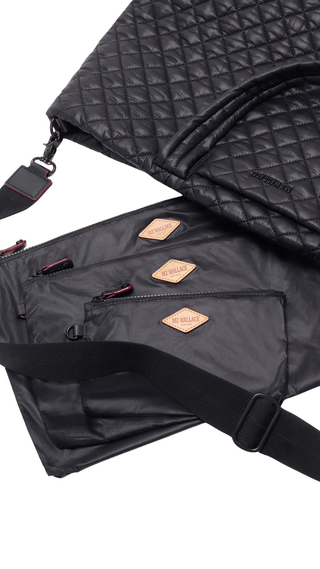 Large Metro Tote Deluxe - Black