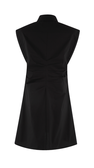 The Zaria Dress, Black Cotton