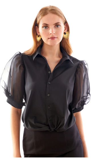 Bomba Shirt Organza - Black