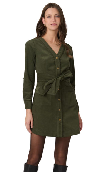 Manon Dress- Forest Green