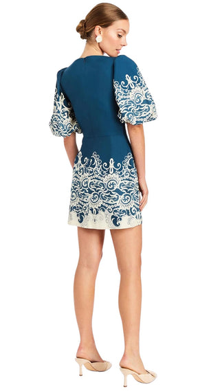 Pippa Mini Dress - Midnight Chantilly