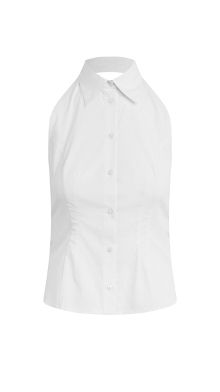 The Behind The Bow Top - White