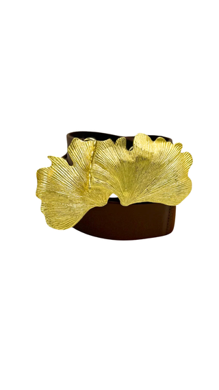 Ginkgo Leaves Belt Buckle
