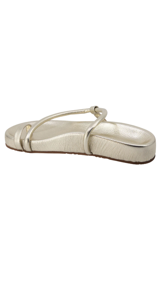 Zina - Gold Leather