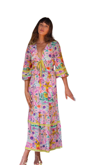 Magnolia Maxi Dress - Sunshine Print