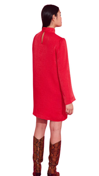 Emery Dress - Lipstick