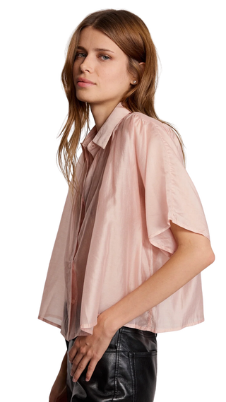 The Hayden Shirt - Blush