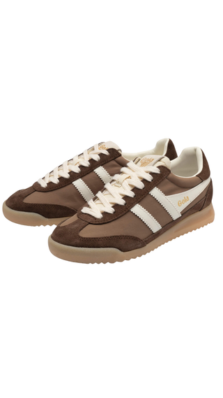 Women's Firefly Sneakers, Otter/Dark Brown/Off/White