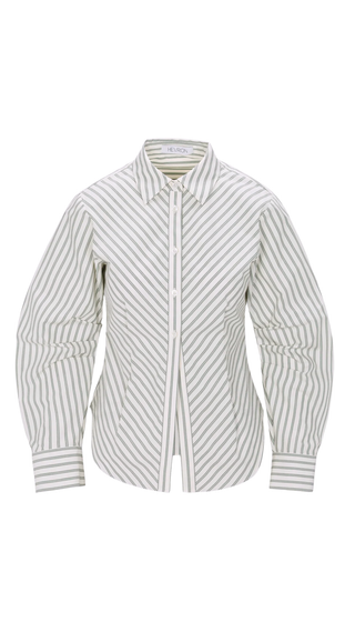 Drexel Shirt, Ivory Stripe