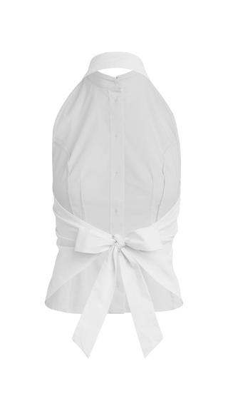 The Behind The Bow Top - White