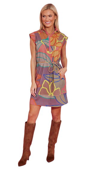 Leigh Dress - Geo Floral