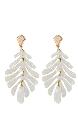 White Petite Palm Drops