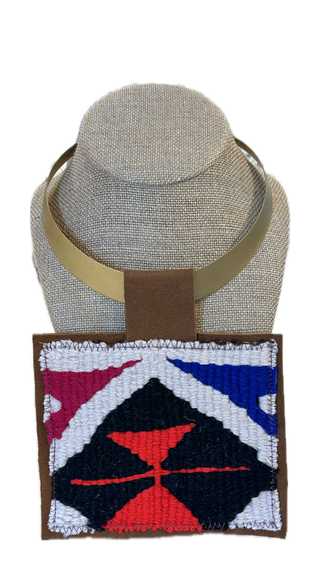Kilim Pendant - Black/Red/Blue