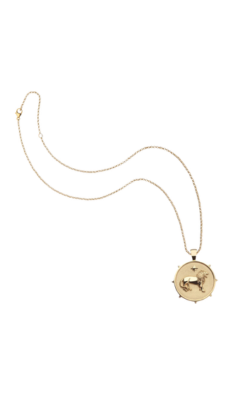 Courage JW Original Pendant Coin 16-18" Classic Rolo Chain